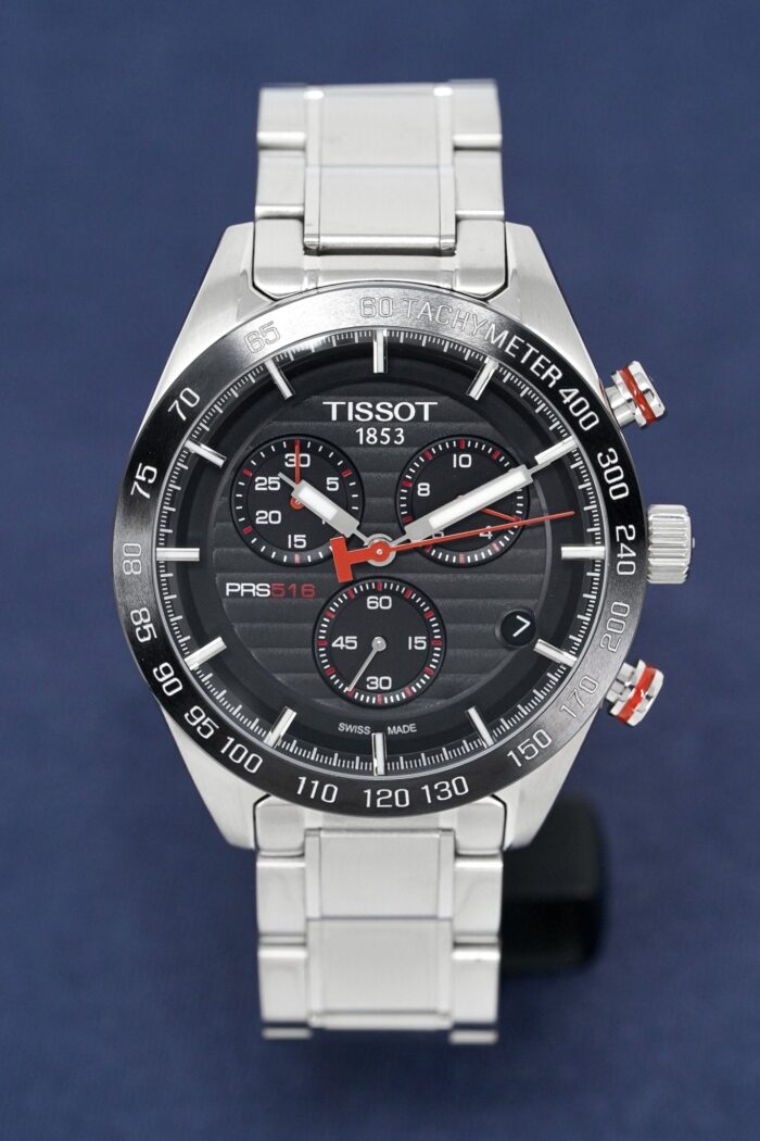Tissot Men's Chronograph Watch PRS 516 Steel Red - T100.417.11.051.01 - Image 6